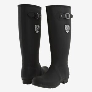 Kamik Jennifer Black Waterproof Rubber Women’s Galoshes Rain Boots